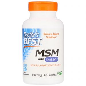 MSM with OptiMSM 1500mg, 120 Tablets - Doctor's Best