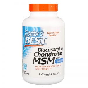 Glucosamine Chondroitin MSM with OptiMSM, 240 Capsules - Doctor's Best