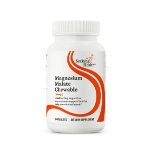 Magnesium Malate Chewable - 100 tablets to support healthy energy, muscles and nerves - Seeking Health®