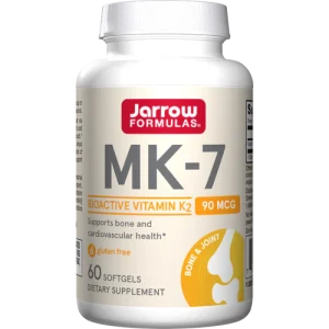 MK-7, Vitamin K2 as MK-7 90mcg 60 Softgels - Jarrow Formulas