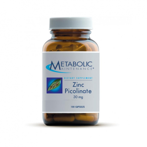 Zinc Picolinate 30mg, 100 Capsules - Metabolic Maintenance