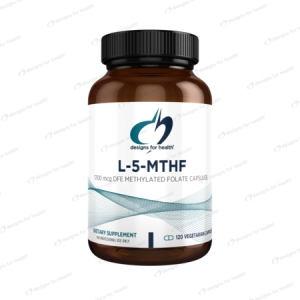 L-5-MTHF Methyl Folate (1 mg) 120 capsules - Designs for Health