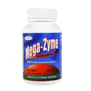 Mega-Zyme, 200 Tablets - Enzymatic Therapy