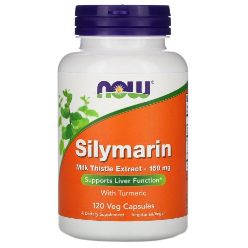 Silymarin Milk Thistle Extract 150mg, 120 Veg Capsules - Now Foods
