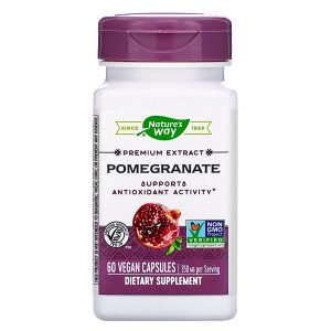 Pomegranate 350mg, 60 Vegan Capsules - Nature's Way