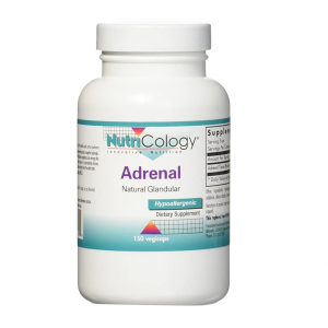 Adrenal Natural Glandular 100mg, 150 capsules - Nutricology / Allergy Research Group