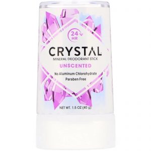Mineral Deodorant Stick, Unscented, 40g - Crystal Body Deodorant