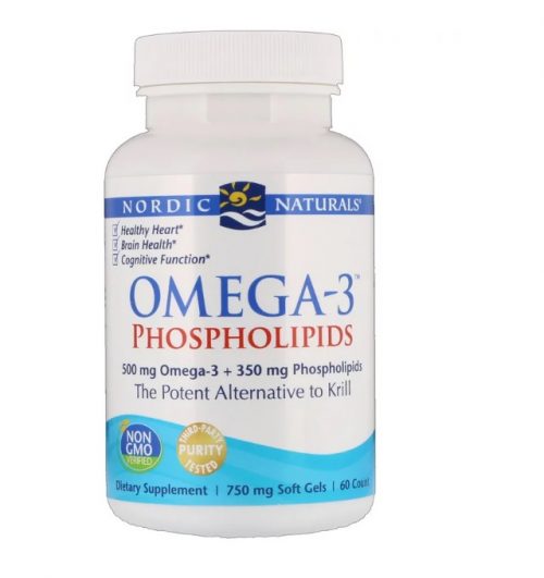 Omega-3 Phospholipids, 60 Soft Gels - Nordic Naturals