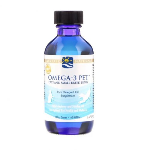 Omega-3 Pet, Cats and Small Breed Dogs, 60 ml - Nordic Naturals *SOI*
