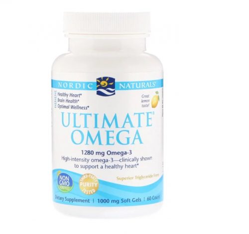 Ultimate Omega (Lemon) 180 Soft Gels - Nordic Naturals