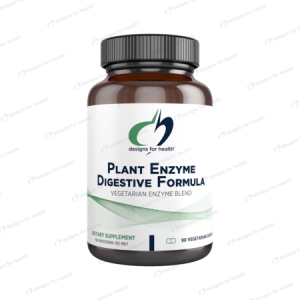 Plant Enzyme Digestive Formula 90 vegetable capsules - Designs for Health
