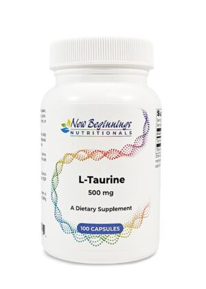 L-Taurine 100 capsules - New Beginnings NUTRITIONALS