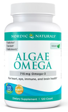 Algae Omega (Vegan) - 120 Soft Gels - Nordic Naturals