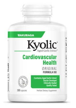 Aged Garlic Extract, Cardiovascular, Formula 100, 300 Capsules - Kyolic