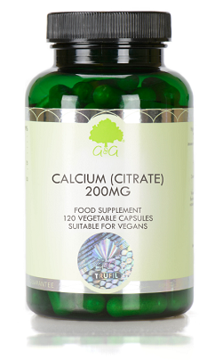 Calcium Citrate, 200mg (120 Capsules), G & G Vitamins