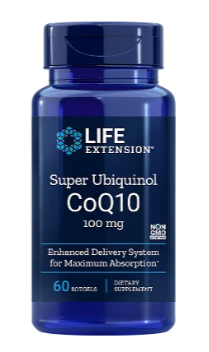 Super Ubiquinol CoQ10, 100 mg, 60 Softgels - Life Extension