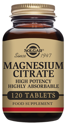 Magnesium Citrate - 120 Tablets - Solgar