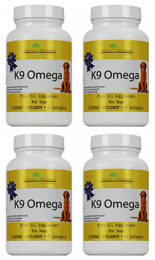 K9 Omega, Fish Oil for Dogs - 60 Softgels - Aloha Medicinals (BUY 3 GET 1 FREE)