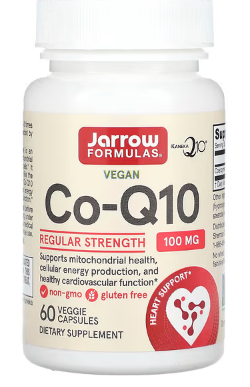 Co-Q10 100mg, 60 Capsules - Jarrow Formulas