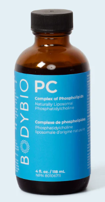 PC (Phosphatidyl Choline / Phosphatidylcholine) 1300mg - 98ml - BodyBio