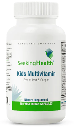 Kid's Multivitamin (Iron & Copper free) - 180 Vegetarian Capsules - Seeking Health
