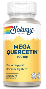 Mega Quercetin, 600 mg, 60 Veggie Caps - Solaray