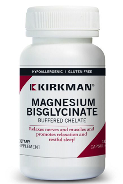 Magnesium Bisglycinate Buffered Chelate - 180 Caps - Kirkman