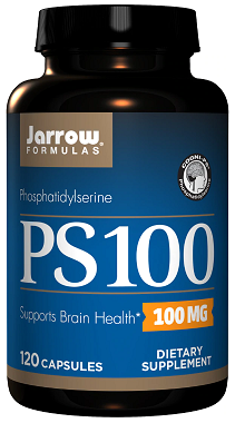 PS100, Phosphatidylserine (Contains SOY) 100 mg, 120 Capsules - Jarrow