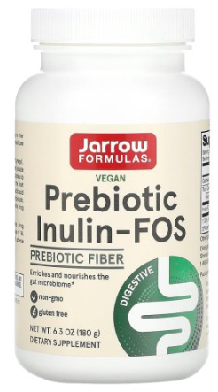 Prebiotic Inulin FOS Powder, 180g - Jarrow Formulas