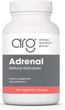 Adrenal Natural Glandular 100mg (150 capsules) - Allergy Research Group