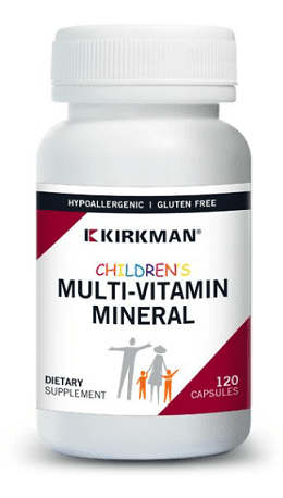 Children's Multi-Vitamin/Mineral, 120 Capsules - Kirkman Labs (Hypoallergenic)