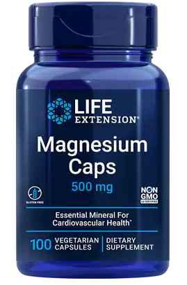 Magnesium Caps, 500 mg, 100 Veggie Caps - Life Extension