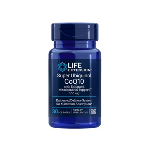 Super Ubiquinol CoQ10 (with Enhanced Mitochondrial Support), 200 mg, 30 Softgels - Life Extension