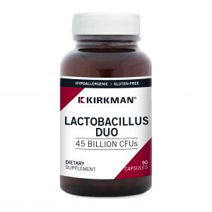 Lactobacillus Duo (Hypoallergenic), 90 Capsules - Kirkman Laboratories