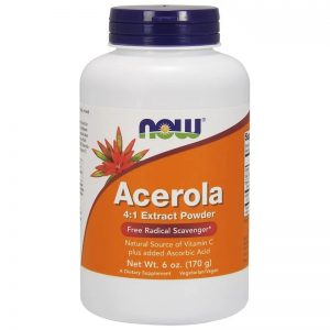 Acerola, 4:1 Concentrate Powder, 170g - Now Foods