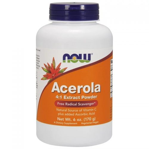 Acerola, 4:1 Concentrate Powder, 170g - Now Foods