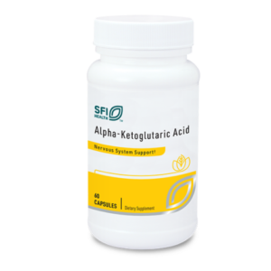 Alpha-ketoglutaric Acid 300mg, 60 Capsules - Klaire Labs/ SFI Health