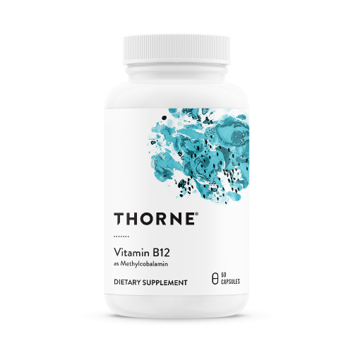 Vitamin B12 (Methylcobalamin) 1mg, 60 Capsules - Thorne
