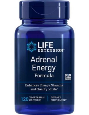 Adrenal Energy Formula, 120 Veggie Caps - Life Extension