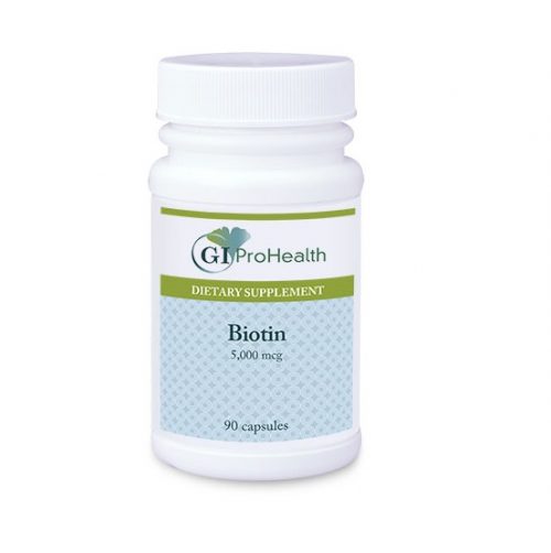 Biotin, 90 capsules - GI ProHealth