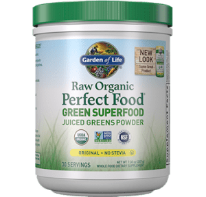 Raw Organic Perfect Food, Green Superfood Powder (Original - no stevia) 209g - Garden of Life