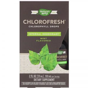 Chlorofresh, Chlorophyll Drops, Mint Flavoured 59 ml - Nature's Way