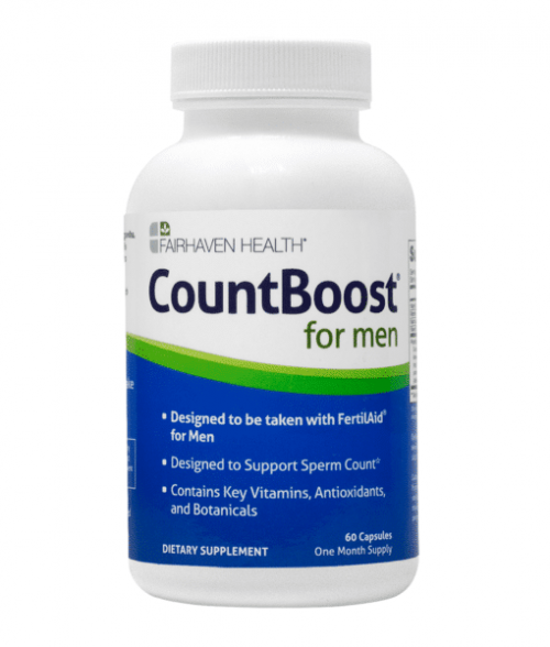 CountBoost for Men, 60 Capsules - Fairhaven Health