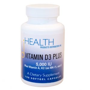 Vitamin D3 Plus, 150 softgels - Health Products Distributors