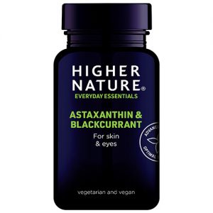 Astaxanthin & Blackcurrant, 90 Capsules - Higher Nature