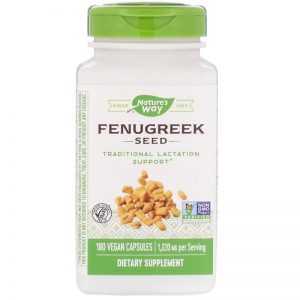 Fenugreek Seed 1220 mg, 180 Vegan Capsules - Nature's Way