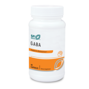 GABA 420mg, 60 Capsules - Klaire Labs/ SFI Health