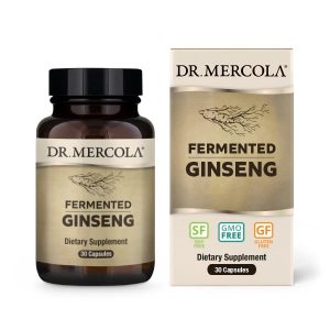 Fermented Ginseng, 30 Capsules - Dr. Mercola - BBE - 31/08/2024