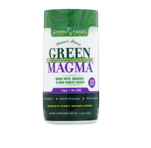 Green Magma (Organic & Raw Barley Grass) 250 Tablets – Green Foods