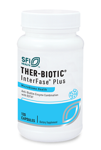 Ther-biotic® interfase® plus 120 capsules with proprietary enzyme and EDTA blend - SFI HEALTH™